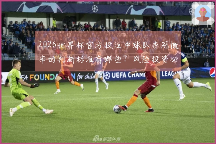 2026世界杯官方投注中球队夺冠概率的判断标准有哪些？风险投资必看！