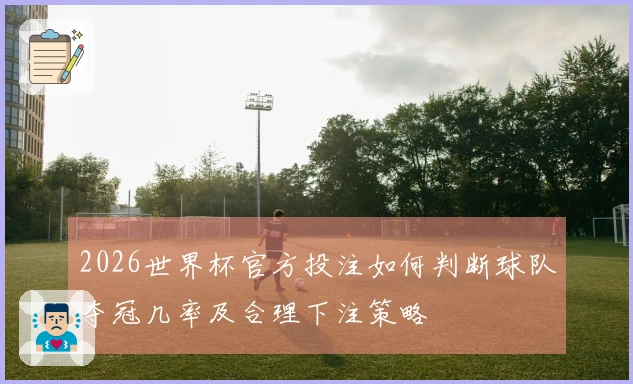 2026世界杯官方投注如何判断球队夺冠几率及合理下注策略