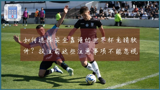 如何选择安全靠谱的世界杯竞猜软件？投注前这些注意事项不能忽视