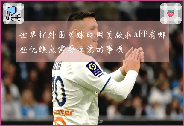 世界杯外围买球时网页版和APP有哪些优缺点需要注意的事项